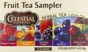 Celestial Seasonings Fruit Tea Sampler Herbal Tea - 18 CT