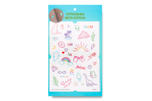 Тату Tattooshka Happy неонові тимчасові