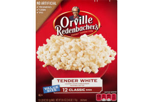 Orville Redenbacher's Gourmet Popping Corn Tender White - 12 CT