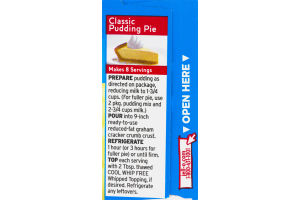 Jell-O Banana Cream Sugar Free Fat Free Instant Reduced Calorie Pudding & Pie Filling