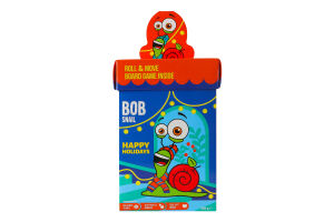 Набор продукции с игрой и игрушкой Подарочный бокс Bob Snail к/у 300г