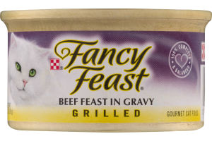 Fancy Feast Beef Feast In Gravy Grilled Gourmet Cat Food