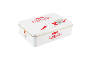 Конфеты хрустящие в кокосовой стружке с целым миндальным орехом Raffaello ж/б 300г