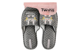 Тапочки открытые домашние женские Twins №5856 36-37
