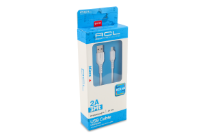 Кабель для смартфону 3м Micro 2А №ACK-66 ACL 1шт