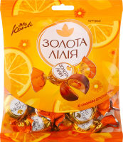 Цукерки Golden Lily з смаком апельсина 180г Konti