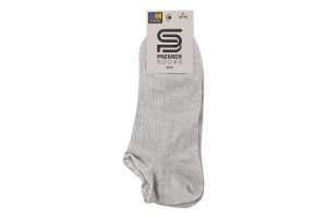 Шкарпетки чоловічі в рубчик занижені р.25-29 В8-2-Р Premier Socks
