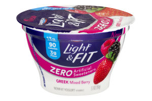 Dannon Light & Fit Greek Nonfat Yogurt Mixed Berry