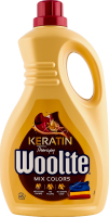 Засіб для прання рідкий для кольорових тканин з кератином Woolite 2.7л