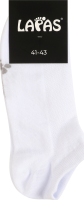 Носки мужские короткие в сетку Lapas Mini №1P-222-WHT 41-43 белый