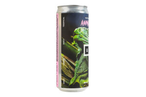 Пиво 0.33л 5.5% светл нефильтрованное неосветленное непастеризованное Animal face New England IPA Underwood Brewery ж/б