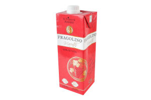 Вино виноградне ароматизоване напівсолодке "Марінталь Фраголіно" червоне 1,0л "Tetra-Pak"