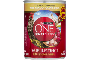 Purina ONE Smartblend True Instinct Classic Ground With Real Chicken & Duck