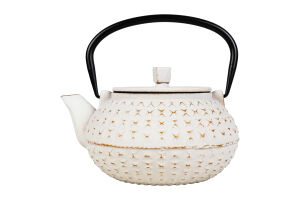 Чайник-заварник Eat&Drink чавун білий 1л