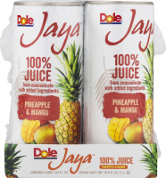 Dole Jaya 100% Juice Pineapple & Mango - 4 PK