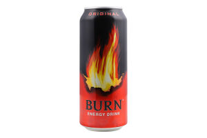 Напій енергетичний безалкогольний сильногазований Original Burn з/б 500мл