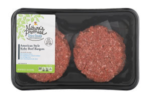 Nature's Promise American Style Kobe Beef Burgers - 4 CT