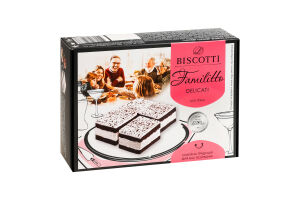 Тістечко бісквітне Delicati Familitto Biscotti к/у 650г
