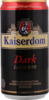 Пиво 0.25л 4.7% темне фільтроване пастеризоване Lager Dark Kaiserdom з/б