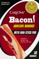 CareOne Bandages Bacon! - 30 CT