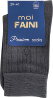 Шкарпетки чоловічі Moi Faini №113018 39-41 темно-сірий