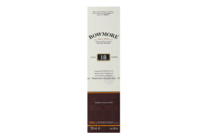 Віскі 0.7л 43% односолодове 18YO Bowmore к/у