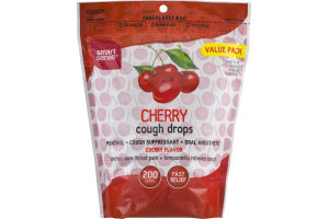 Smart Sense Cherry Cough Drops - 200 CT