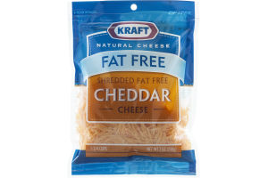 Kraft Natural Cheese Shredded Fat Free Cheese Cheddar