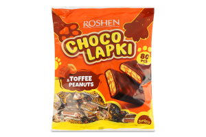 Цукерки глазуровані Шоколапки Roshen м/у 500г