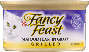 Fancy Feast Seafood Feast In Gravy Grilled Gourmet Cat Food