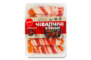 Чивапчичи в беконе Глобино охл лоток 380г