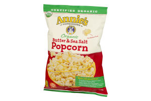Annie's Homegrown Organic Popcorn Butter & Sea Salt