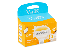 Кассеты сменные для бритья Кокос ComfortGlide Venus 3шт