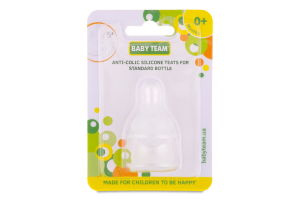 Соска силіконова антиколікова, 2 шт