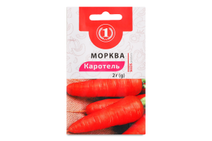 Насіння Морква Каротель 2г ТМ "1"
