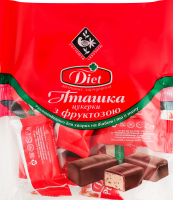 Цукерки глазуровані з фруктозою Пташка Diet Zhytomyr Lasoshchi м/у 180г