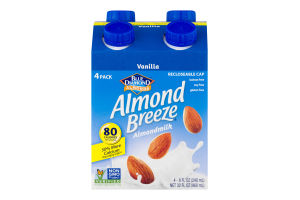 Blue Diamond Almonds Almond Breeze Almondmilk Vanilla - 4 PK