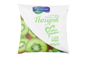 Йогурт 1.6% Киви Гармонія м/у 400г