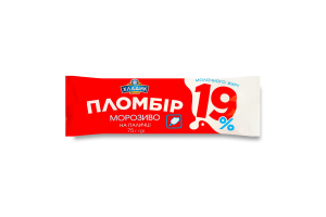 Морозиво 19% на паличці Пломбір 19 Хладик м/у 75г