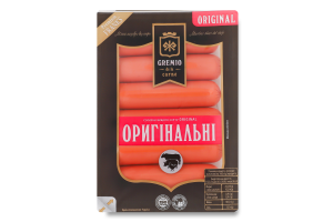 Сосиски Оригінальні Gremio в/с лоток 280г
