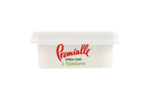 Крем-сир 55% з травами Premialle п/у 170г