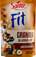 Гранола Sante Fit з какао-горіхом без цукру