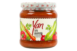 Ікра кабачкова стерилізована Yan с/б 470г