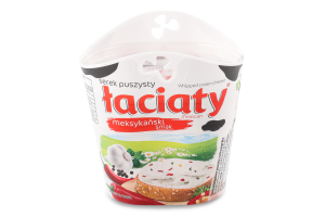 Крем-сир збитий Мексиканський смак 58% 150г стакан Laciaty