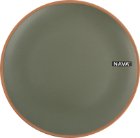 Тарілка столова зелена кераміка d27см №10-141-060 Афіна Nava 1шт