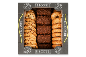 Печиво здобне пісочно-відсадне Деміціо Мікс Biscotti к/у 0.45кг