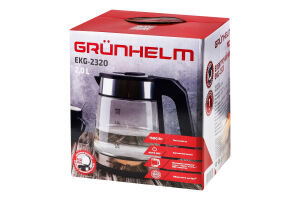 Електрочайник Grunhelm EKG-2320 2,0 л 1500 Вт чорний