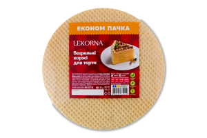 Коржи вафельные для торта Lekorna м/у 140г