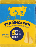 Сир плавлений 38% скибковий Український Пирятин м/у 70г