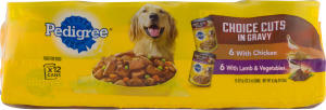 Pedigree Choice Cuts In Gravy Food For Dogs Variety Pack - 12 CT